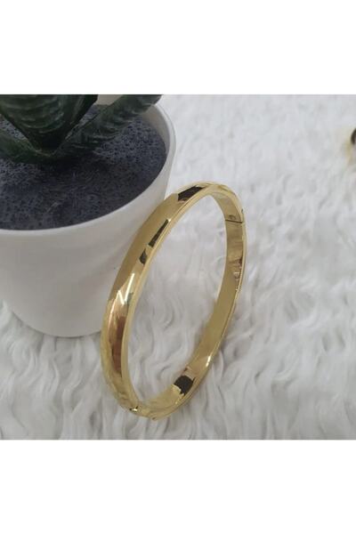 Fashion Jewellery سوار رفيع من الفولاذ المسطح