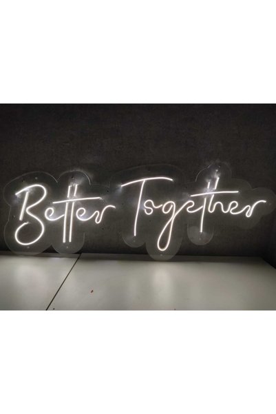 dekoraven Better Together Neon Led Wall Lighting Promise Engagement Wedding B...