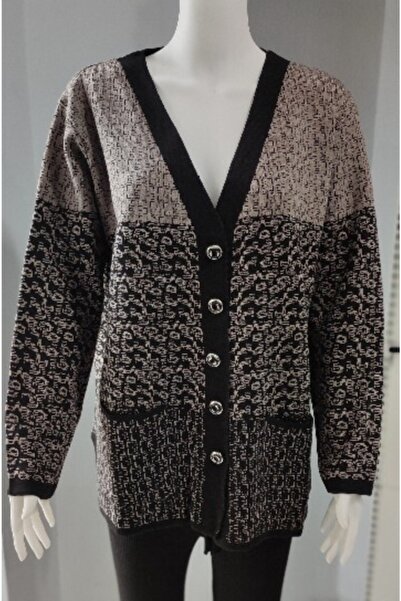 homeistshop Γυναικεία χειμωνιάτικη ζακέτα με χειμερινό μοτίβο, με τσέπες, με ...