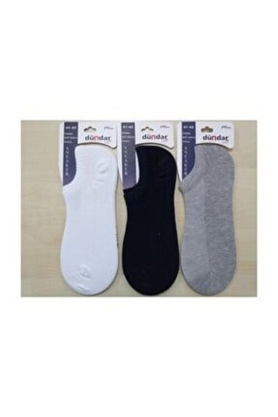 Dündar Pachet de 6 șosete unisex din bumbac fără cusături, mixte