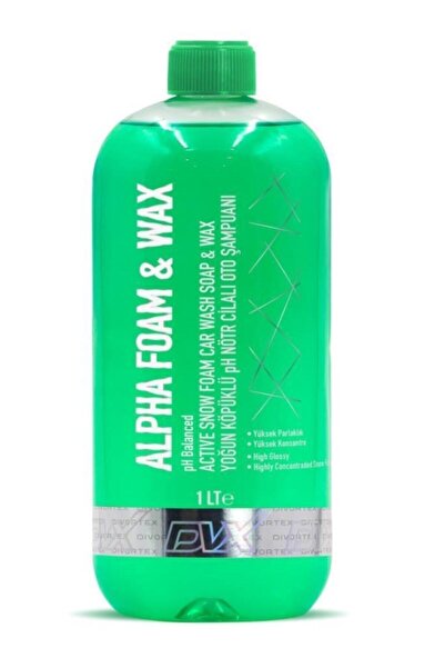 Divortex Dvx Alpha Foam Ph Nötr Cilalı Oto Yıkama Şampuan 1 Lt
