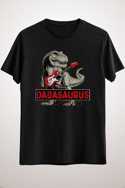 GreenMint جيتار أسود للجنسين من Dadasaurus جيتار عيد الأب هدايا تي ريكس