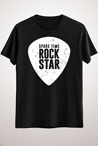 GreenMint للجنسين بلاك سبار تايم روك ستار - تصميم عازف الجيتار