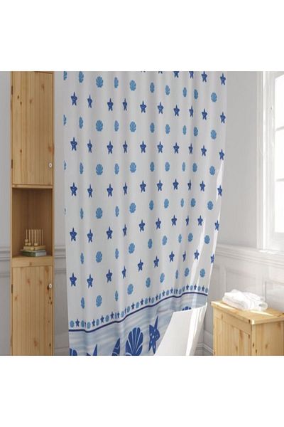 Evdy 4910 Perdeau de duș pentru baie Set de huse pentru mașină de spălat cu aripă dublă 2x100x200cm