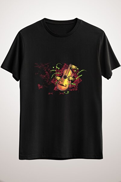 GreenMint جيتار لاجيتار أسود للجنسين