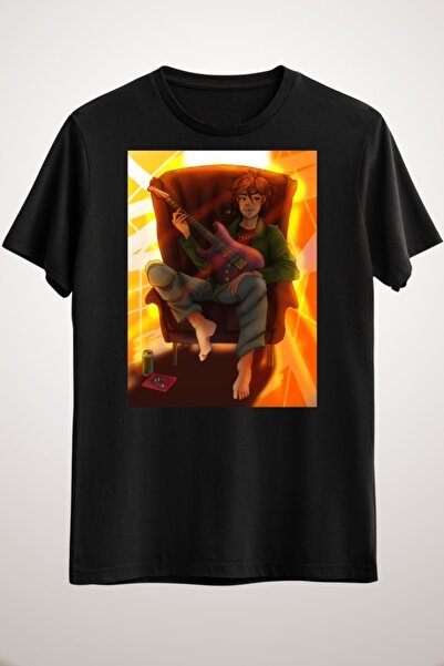 GreenMint هيبي أسود للجنسين مع جيتار جيتار