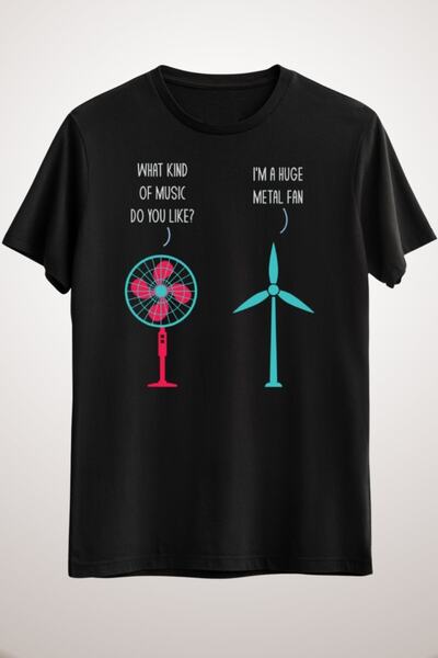 GreenMint للجنسين أسود مضحك المعادن الثقيلة مروحة الشرير ايمو القوطي موسيقى ا...