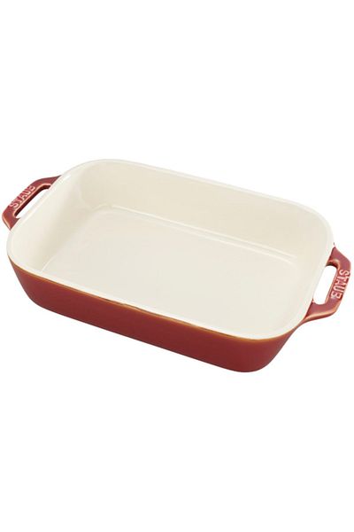 STAUB Oven Dish, 27 Cm| Antique Copper| Ceramic| Rectangular| Ceramic