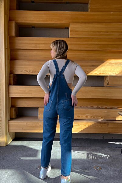 Trend Alaçatı Stili Jumpsuit - Blue - Regular fit