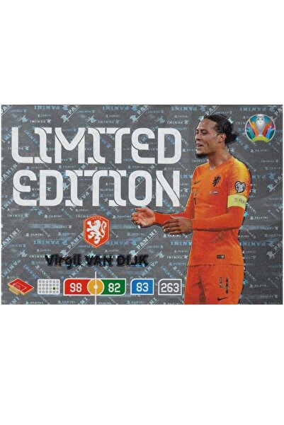 Panini Virgil Van Dijk Limited Edition Futbolcu Kartı