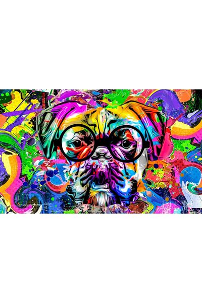 Phoenix 500 Piece Puzzle Jigsaw Puzzle Magnificent Colors Dog Dog