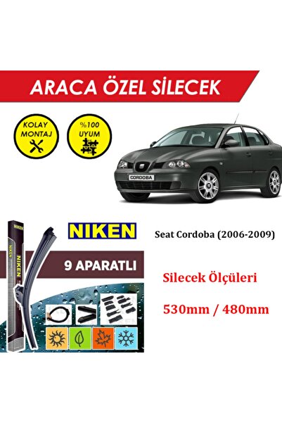 MeyZone Seat Cordoba Ön Cam Silecek Takımı (2006-2009)