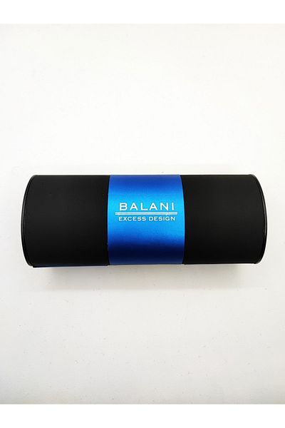 Balani Unisex Special Design Double Sided Colorful Outside Artificial Leather Inside Velvet Magnet Hard Glasses Container