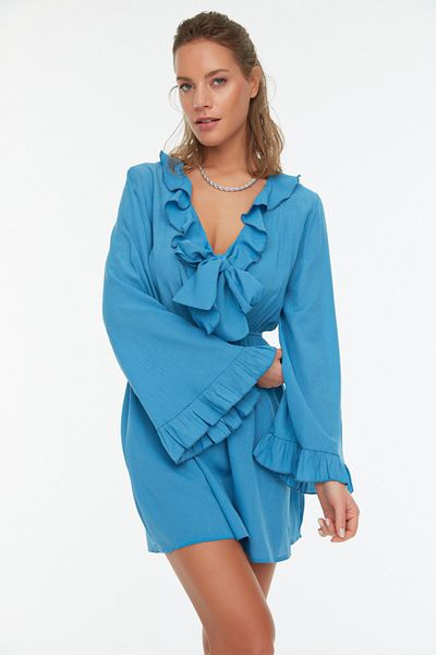 Trendyol Collection Kleid - Türkis - Shift