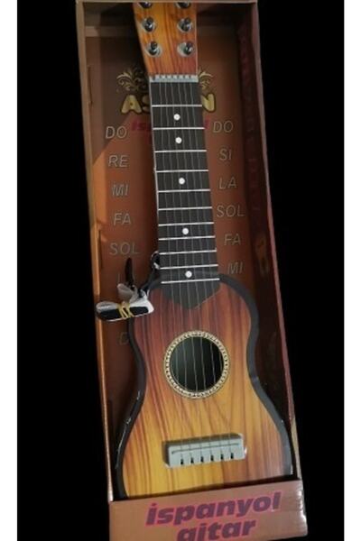 Aslan Oyuncak Gitar Erkek Için 48 Cm Karışık Renk Askılı
