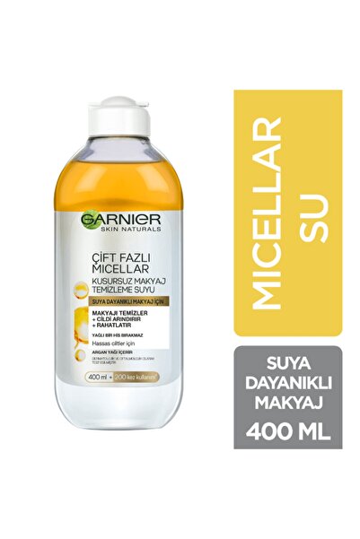 Garnier Çift Fazlı Micellar Kusursuz Makyaj Temizleme Suyu 400ml