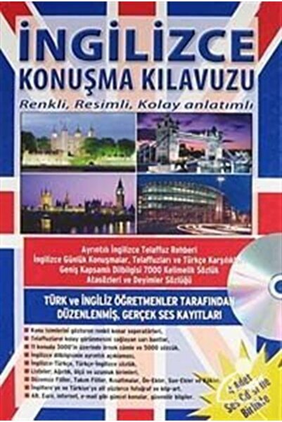 Beşir Kitabevi Ingilizce Konuşma Kılavuzu & Dilbilgisi Sözlük Renkli Resimli Kolay Anlatımlı (kitap+4 Cd)
