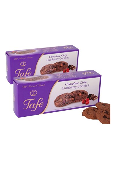 TAFE كوكيز 140 جرام - عبوة من قطعتين مع قطع الشوكولاتة والتوت