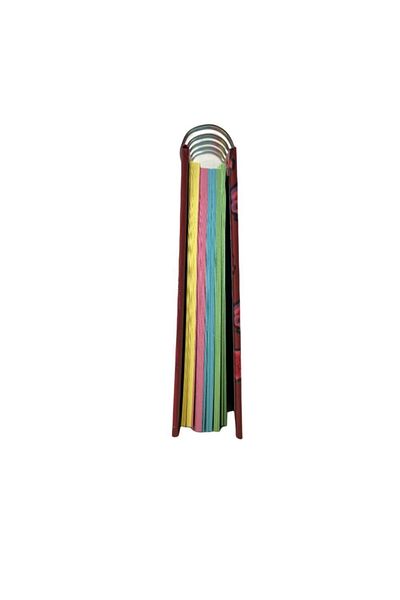 Vuslat Design Blocnotes cu sârmă Paklon 7x10 colorat