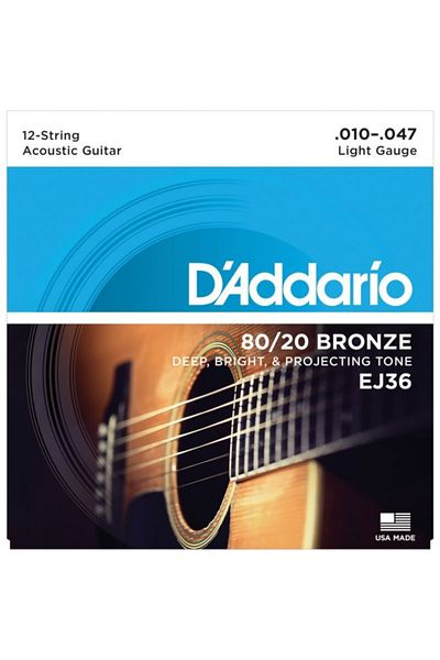 Daddario D'addario Ej36 Acoustic Guitar String Set