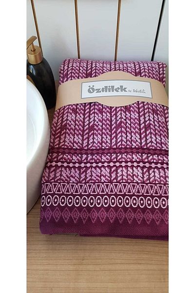 Özdilek Venna Bath Towel (70x140) and Head Towel (50x90) Set of 2 Pink