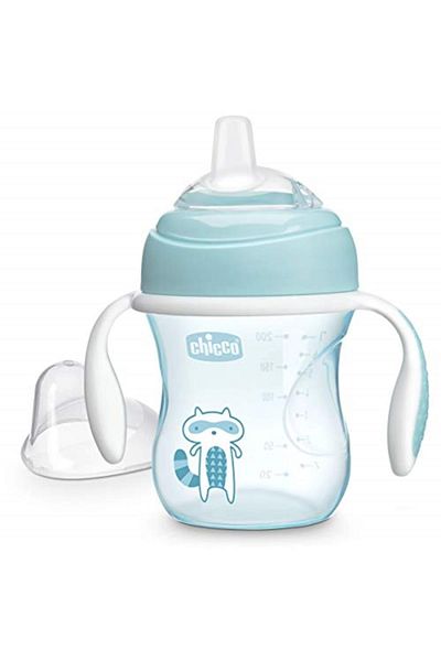 Chicco Blue Soft Tipped Transition CUp - 4 Months 200 ml