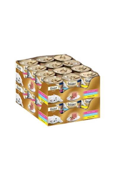 Gourmet Purina Gold Karışık Kedi Konserve Maması 48 Adet x 85 gr