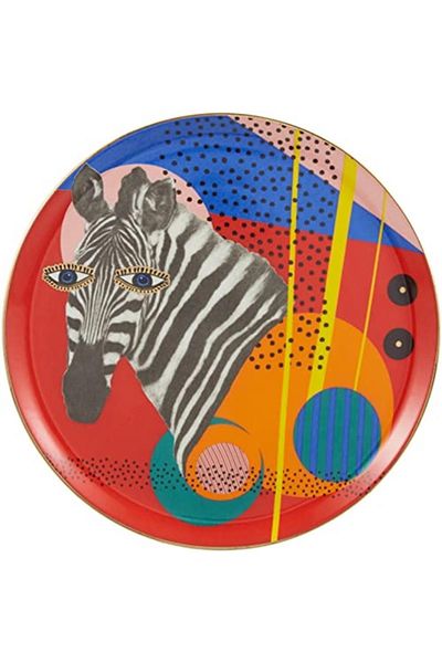 Porland Alm Wild Life Zebr Flat Plate - 28cm Brand: 04Alm 005136   Category: Plate