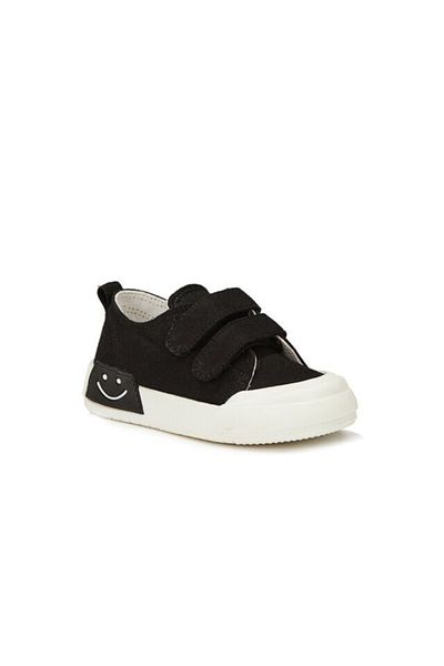 Vicco Luffy Lighted Boys Black Canvas Sports Shoes
