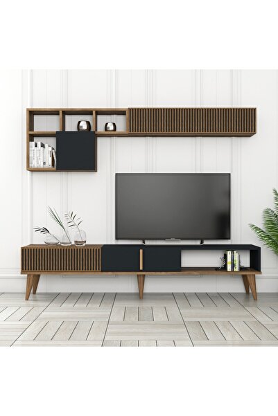 Variant Mobilya Milan Tv Ünitesi - Ceviz / Antrasit