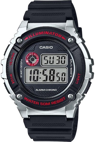 Casio Men's Wristwatch W-216H-1CVDF