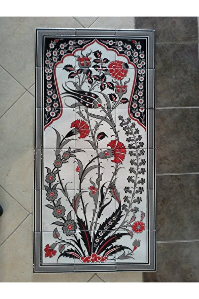 Kütahya Çini Porselen El Yapımı Çini Pano Dış Cephede Kullanılabilir