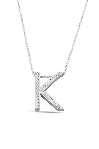 Argentum Concept 925 Ayar Gümüş K Harfi Kolye - 23090202