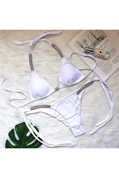nuriçgiyim Taşlı Bikini Set