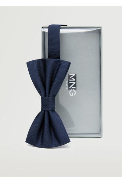 MANGO Man Schnalle mit kleiner gepunkteter Schleife