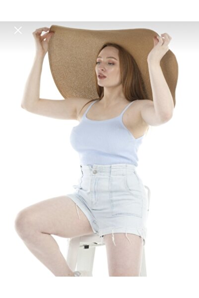 laviyonsa Pălărie evazată din paie cu boruri largi