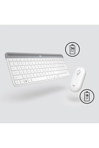 logitech Mk470 Klavye Mouse Kablosuz 920-009436 By