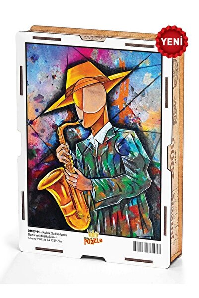 HeyNoid Kubik Saksafoncu Yetişkin Puzzle/yapboz 1000 Parça