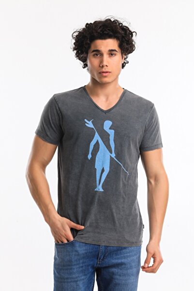 Superfly Мъжка тениска антрацит 21598-16