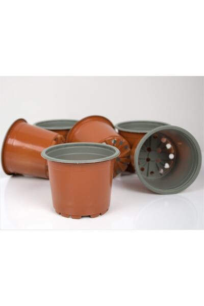 Doğalsan Tarım Çiçek Saksısı 10,5x8 Cm 5 Adet Fide Saksısı Thermoform Tohum E...