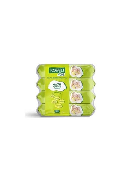 Komili Soft Wet Towel 4 X 70