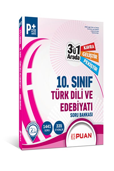 Puan Yayınları 10. Sınıf Türk Dili ve Edebiyatı 3ü 1 Arada Soru Bankası