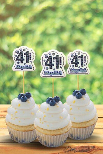 Cadde Süs 41 Kere Maşallah Yazılı Kürdan Süs 10`lu