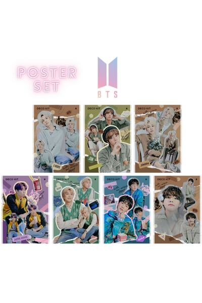 BTS Σετ αφίσας ''Deco Kit'' (7 τεμάχια)
