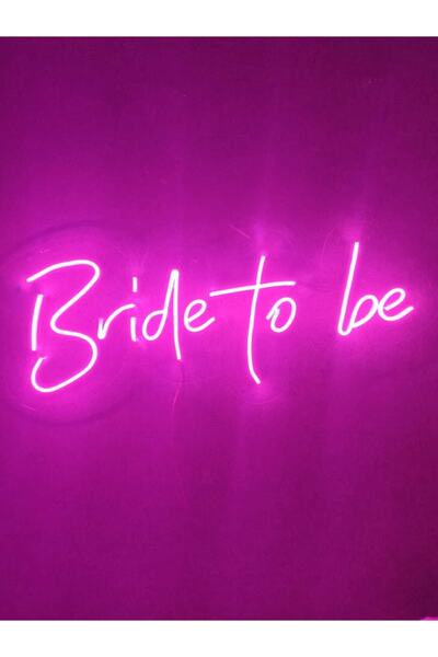 dekoraven Bride To Be Neon Led Duvar Dekoru