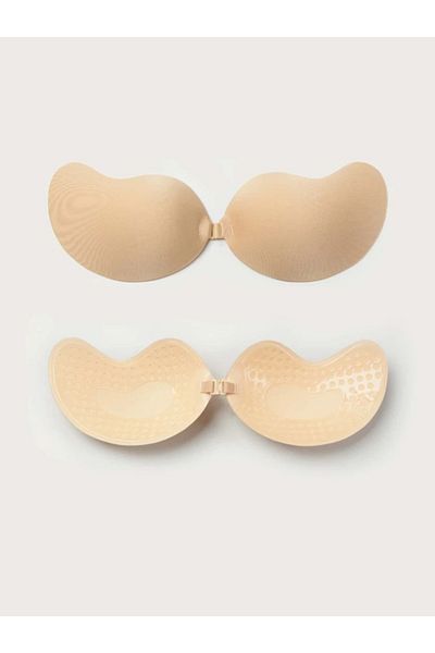 TheMatter Strapless Invisible Silicone Women's Bra - Nude, Non-Padding and Adhesive