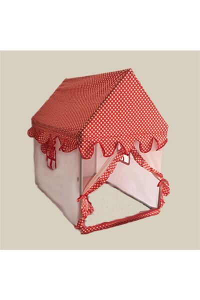 Abbie Rüya Puantiyeli Kırmızı Minderli