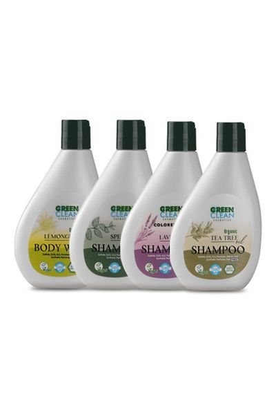Green Clean 4-Piece Shower Set