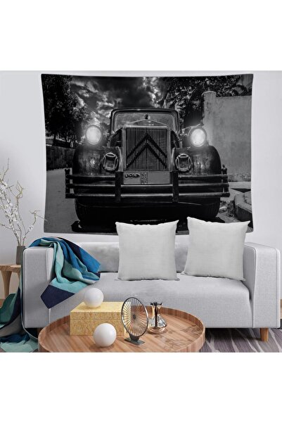 MEKTA HOME Husă decorativă neagră pentru perete, lavabilă, rezistentă la pete...