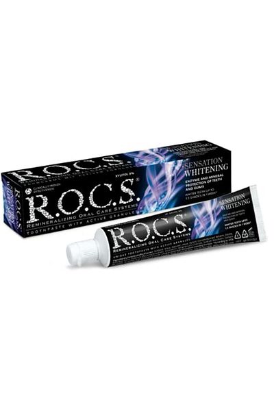 R.O.C.S. معجون أسنان مبيض للتبييض من سينسيشن - عبوة واحدة (74 جم)
